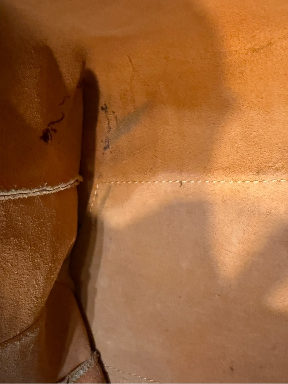 Ampersand as Apostrophe leather genuine leather tote bag - Picture 7 of 10